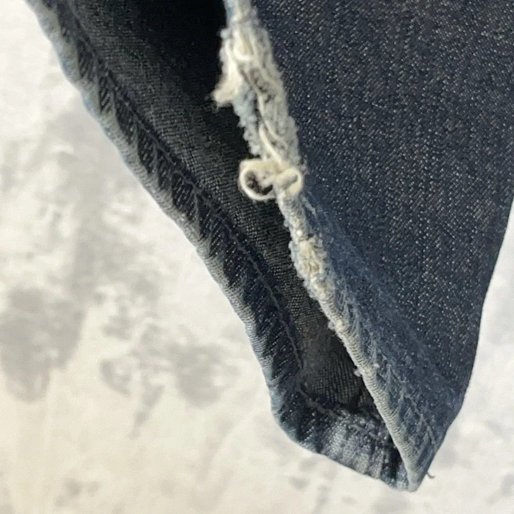 Vintage Gap Worker Jean Blue Denim 38x30 Wide Leg Hip Hop Skater Baggy 90s Y2K
